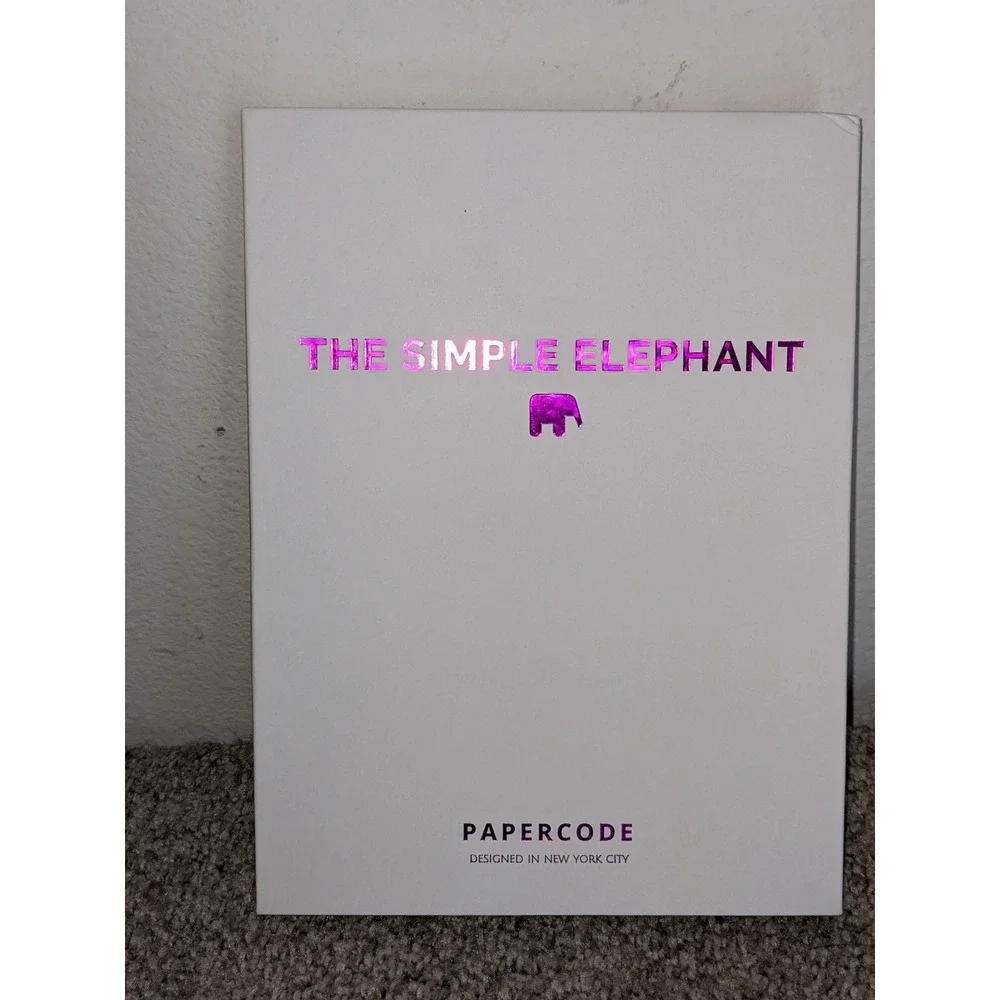 Simple Elephant Planner for Achievers‎ Undated Organizer Stickers Lavender NIB